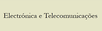 Electrónica e Telecomunicações